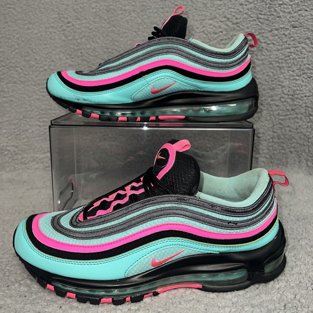 Nike Air Max 97 Sneakers‎ Hyper Turquoise South Beach Men's Sz 8 Shoe CU4877-300